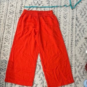 Old Navy Women's Bright Red Casual Pants